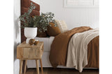 NNEKG KB Linen Quilt Cover Set Hazel