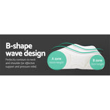 NNEDSZ Bedding Set of 2 Bamboo Pillow with Memory Foam