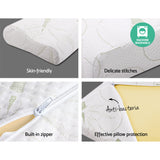 NNEDSZ Bedding Set of 2 Bamboo Pillow with Memory Foam