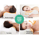 NNEDSZ Bedding Set of 2 Bamboo Pillow with Memory Foam
