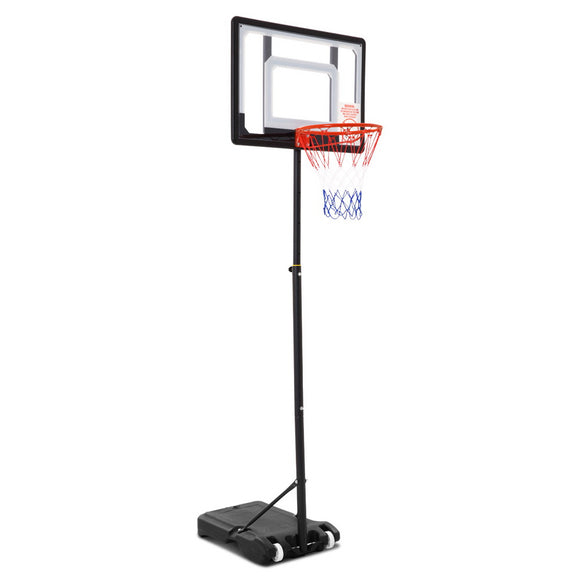NNEDSZ Adjustable Portable Basketball Stand Hoop System Rim