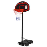 NNEDSZ 2.1M Adjustable Portable Basketball Stand Hoop System Rim Black