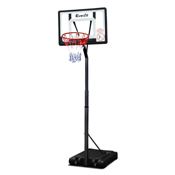NNEDSZ Adjustable Portable Basketball Stand Hoop System Rim