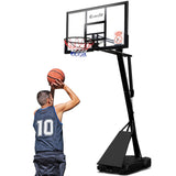 NNEDSZ Pro Portable Basketball Stand System Ring Hoop Net Height Adjustable 3.05M