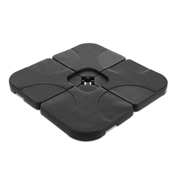 NNEDSZ Set of 4 Umbrella Base Set Black