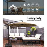 NNEDSZ Set of 4 Umbrella Base Set Black