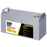 NNEDSZ 170Ah Deep Cycle Battery 12V AGM Marine Sealed Power Portable Box Solar Caravan Camping