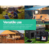 NNEDSZ 170Ah Deep Cycle Battery 12V AGM Marine Sealed Power Portable Box Solar Caravan Camping