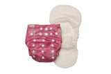 NNEKG 3 Pack Cloth Nappy One Size Hemp Native Flora