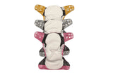 NNEKG 3 Pack Cloth Nappy One Size Hemp Native Flora