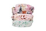 NNEKG 3 Pack Cloth Nappy One Size Hemp Romantic Floral
