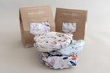NNEKG 3 Pack Cloth Nappy One Size Hemp Romantic Floral