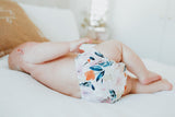 NNEKG 3 Pack Cloth Nappy One Size Hemp Romantic Floral