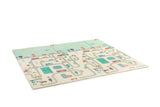 NNEKG Bubbli Baby Foldable Reversible Play Mat with Carry Bag (Airport Bear)