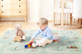NNEKG Bubbli Baby Foldable Reversible Play Mat with Carry Bag (Ocean Giraffe)
