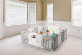 NNEKG Bubbli Interactive 14 Sided Baby Playpen (Car)