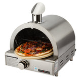 NNEMB Portable Pizza Oven BBQ Camping LPG Gas Benchtop Stainless Steel