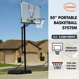 NNEDPE Kahuna Height-Adjustable Basketball Hoop for Kids and Adults