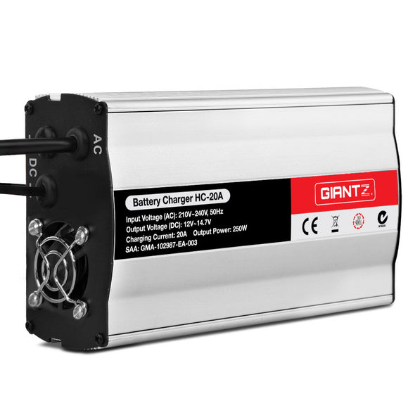 NNEDSZ 12V Battery Charger 20 Amp Car ATV 4WD Boat Caravan Motorcycle