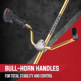 NNEMB 65CC Brushcutter Whipper Snipper Trimmer Brush Cutter Multi Pole Tool