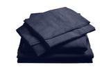 NNEKG Royal Comfort Balmain 1000TC Bamboo Cotton Sheet Set (King Royal Blue)