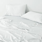 NNEKG Royal Comfort 600TC Eucalyptus Sheet Set (King White)