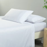 NNEKG Royal Comfort 600TC Eucalyptus Sheet Set (King White)