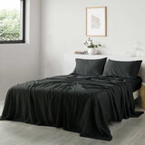 NNEKG Royal Comfort 600TC Eucalyptus Sheet Set (King Graphite)
