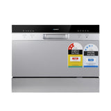 NNEDSZ Electric Benchtop Freestanding Dishwasher