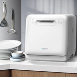 NNEDSZ Counter Benchtop Dishwasher Portable Caravan Dishwashers Baby Bottle Sterilizer White
