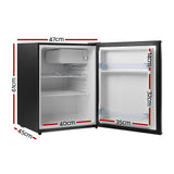 NNEDSZ 70L Portable Mini Bar Fridge - Black