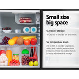 NNEDSZ 70L Portable Mini Bar Fridge - Black
