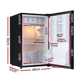 NNEDSZ 122L Bar Fridge - Black