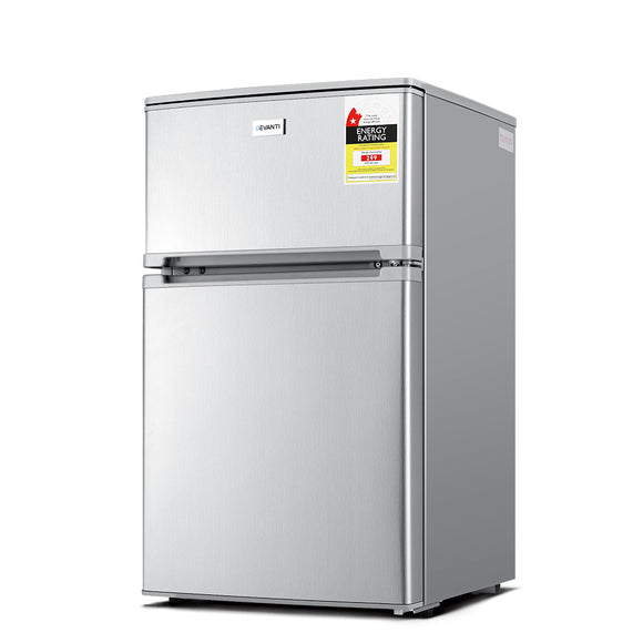 NNEDSZ 84L Bar Fridge - Silver