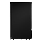 NNEDSZ Bar Fridge 2 Glass Door Commercial Display Freeer Drink Beverage Cooler Black
