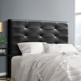 NNEDSZ BENO Double Size Bed Head Headboard Bedhead Leather Base Frame