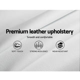 NNEDSZ Neo Bed Frame PU Leather - White Double