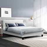 NNEDSZ Neo Bed Frame PU Leather - White Double
