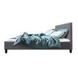 NNEDSZ Neo Bed Frame Fabric - Grey King