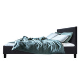 NNEDSZ Neo Bed Frame Fabric - Charcoal Queen