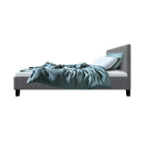 NNEDSZ Neo Bed Frame Fabric - Grey Single