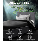 NNEDSZ Neo Bed Frame Fabric - Grey Single