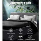 NNEDSZ Soho Bed Frame Fabric- Grey Queen