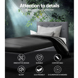 NNEDSZ Van Bed Frame Fabric - Grey Single