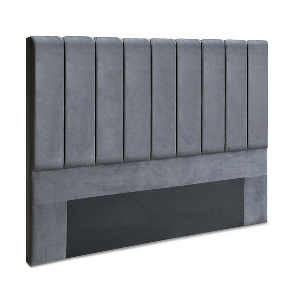 NNEDSZ King Size Fabric Bed Headboard - Grey