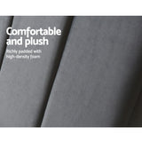NNEDSZ King Size Fabric Bed Headboard - Grey