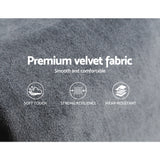NNEDSZ King Size Fabric Bed Headboard - Grey