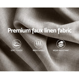 NNEDSZ Bed Frame Fabric - Beige Queen