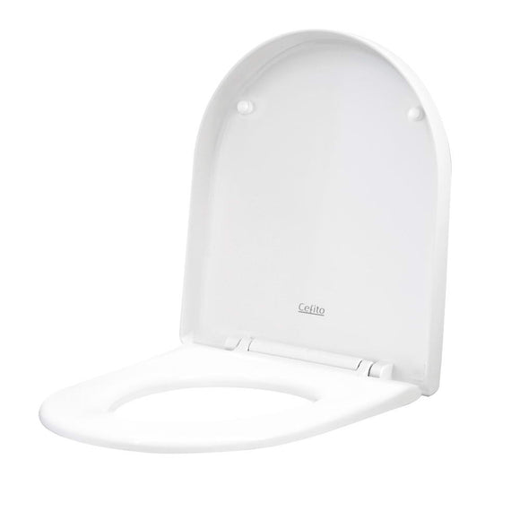 NNEDSZ Soft-close Toilet Seat Cover U Shape Universal Fitting Bathroom Accessory