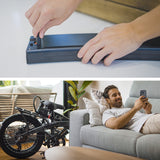 NNEMB 2023 Shuttle 5 Electric Folding Bike-20 Tyres-Shimano 7-Speed-Dark Grey